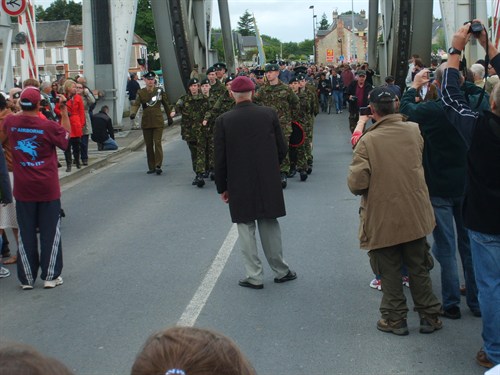68th anniversary of D day landings at Pegasus Bridge 009.JPG